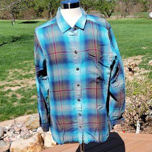 Eddie Bauer Flannel Long Sleeve Shirt
